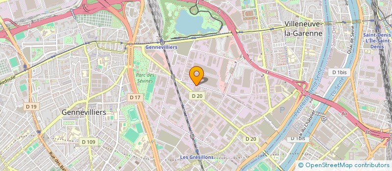 localisation de l'entreprise STE RECUPERATION SERVICE GENNEVILLIERS à GENNEVILLIERS