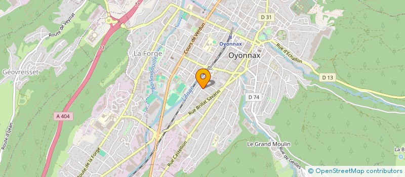 localisation de l'entreprise STE REGE ALAIN ANDRE ROBERT CL à OYONNAX