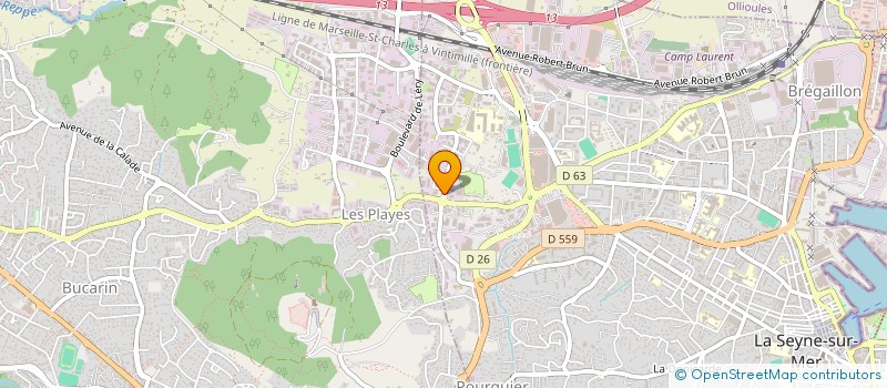 localisation de l'entreprise STE RENOVATION CONSTRUC SUR LITTORAL VAR  LA SEYNE-SUR-MER