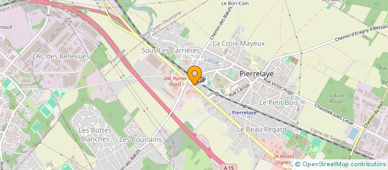 localisation de l'entreprise STE REPARATIONS ELECTRO MECANIQUES  PIERRELAYE