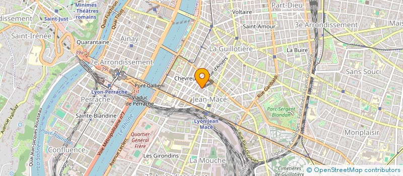 localisation de l'entreprise STE RHODANIENNE DE DEMENAGEMENTS à LYON
