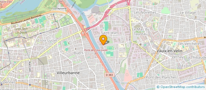 localisation de l'entreprise STE RHODANIENNE DU BATIMENT à VILLEURBANNE