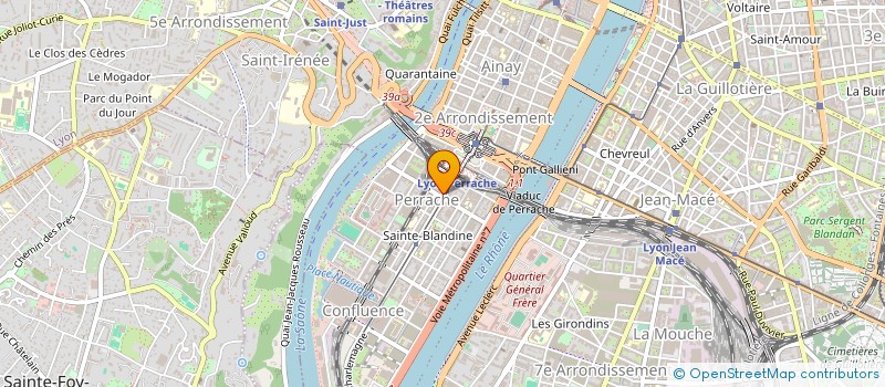 localisation de l'entreprise STE RICHARD ET GIRAUD  CALUIRE-ET-CUIRE