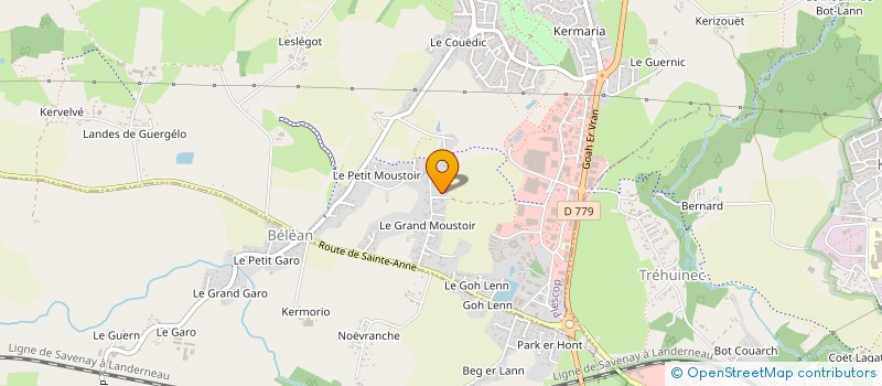localisation de l'entreprise STE ROBERT LE GLEUHER à PLESCOP