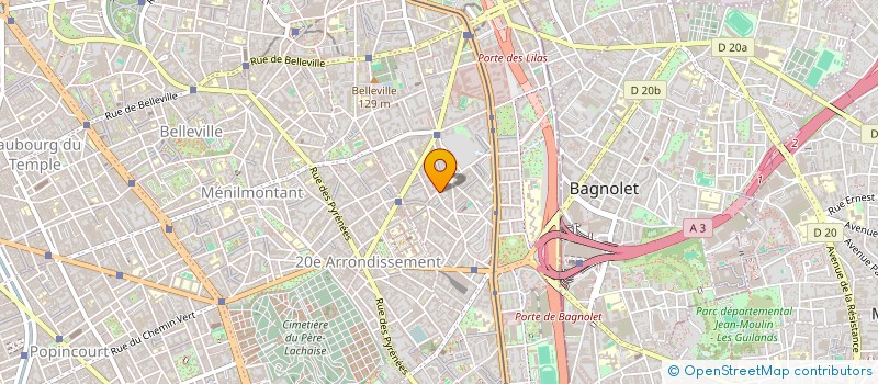 localisation de l'entreprise STE S Z à PARIS