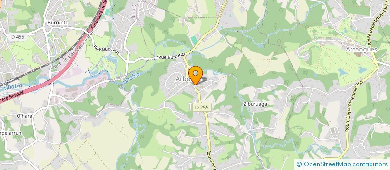 localisation de l'entreprise STE SANCHEZ-ETCHEVERRY  ARBONNE