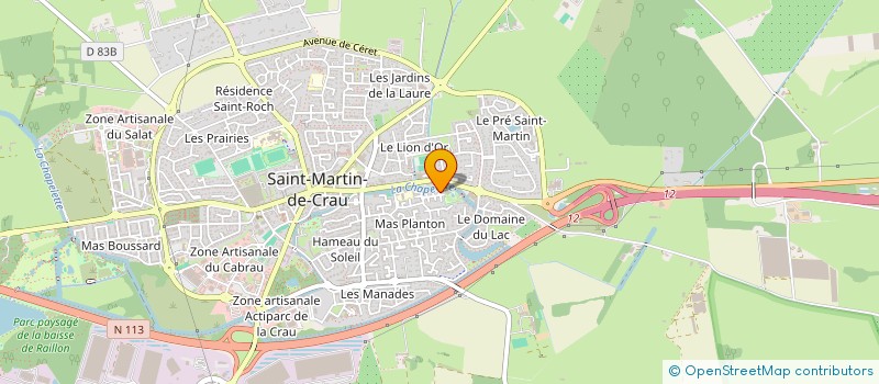localisation de l'entreprise STE SCA MAS DE BULAN à SAINT MARTIN DE CRAU