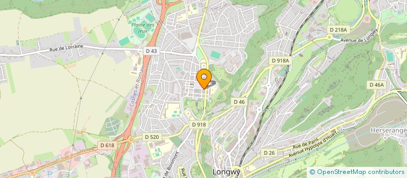 localisation de l'entreprise STE SCARPE à LONGWY