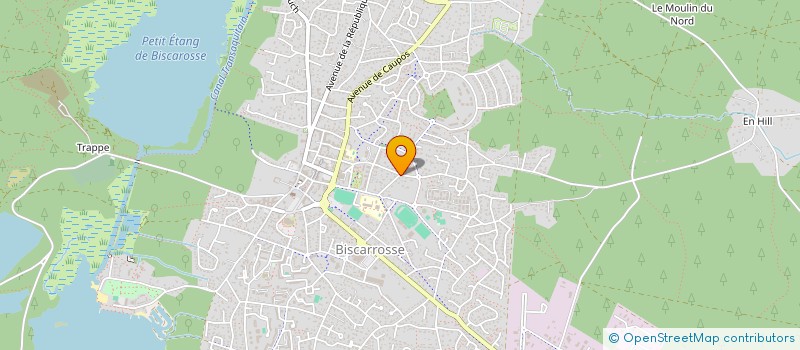 localisation de l'entreprise STE SDM  BISCARROSSE