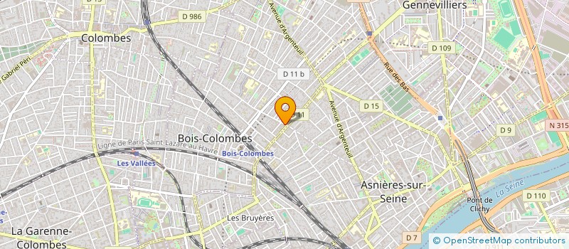 localisation de l'entreprise STE SEKO à BOIS-COLOMBES