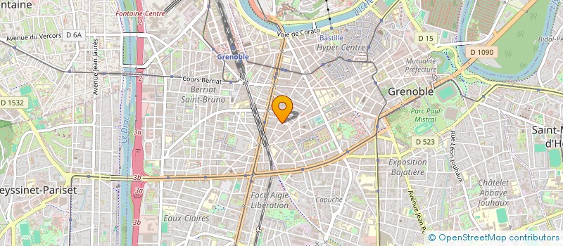 localisation de l'entreprise STE SOGEPAR à GRENOBLE