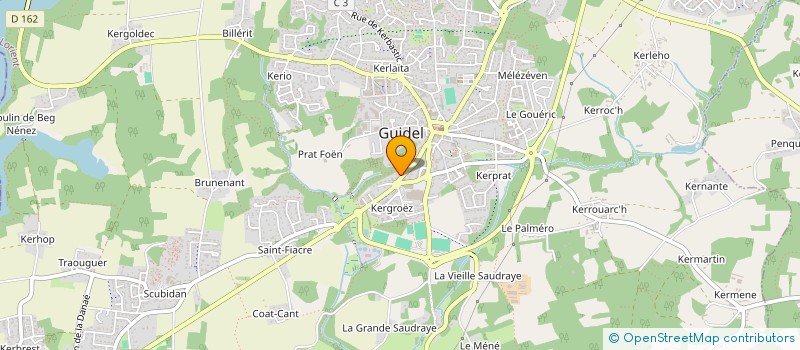 localisation de l'entreprise STE SPORTIVE GUIDELLOISE  GUIDEL