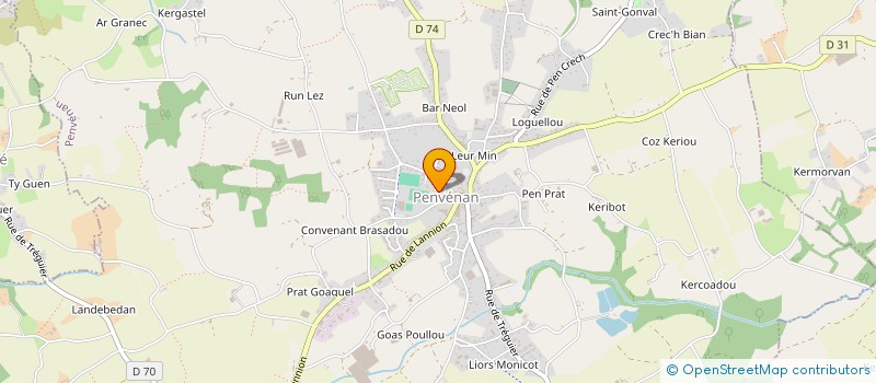 localisation de l'entreprise STE SPORTIVE JEANNE D ARC à PENVENAN