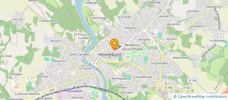 localisation de l'entreprise STE SPORTIVE LA GARDE DU VOEU à HENNEBONT