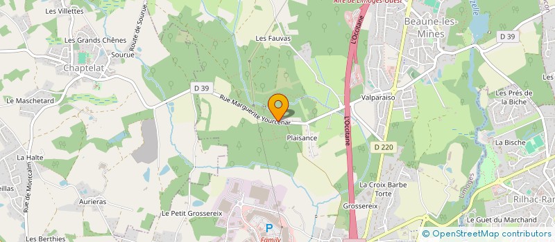 localisation de l'entreprise STE SPORTIVE LIMOUSINE DE TIR à LIMOGES