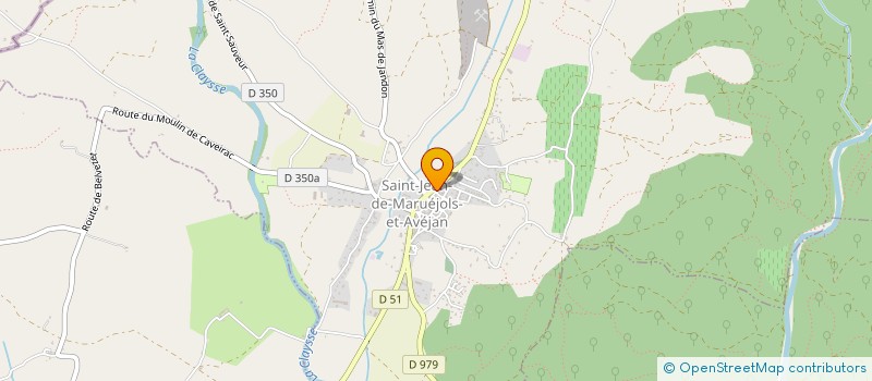 localisation de l'entreprise STE ST JEANNAISE DE LOCATION  SAINT-JEAN-DE-MARUEJOLS-ET-AVEJAN
