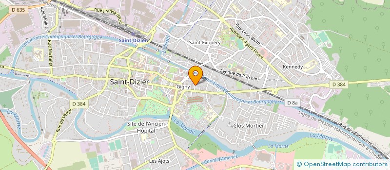 localisation de l'entreprise STE ST VINCENT DE PAUL  SAINT-DIZIER