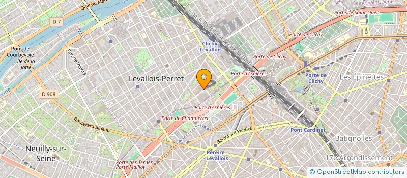 localisation de l'entreprise STE SUD NORD MULTI MEDIA à LEVALLOIS PERRET