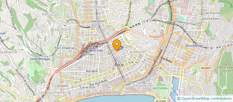 localisation de l'entreprise STE SUISSE ASSURANCES VIE à NICE