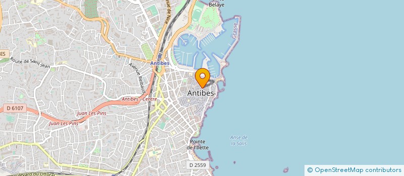 localisation de l'entreprise STE SUPER-NET à ANTIBES