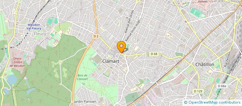 localisation de l'entreprise STE SYNDICAT DES COPROPRIETAIRES à CLAMART