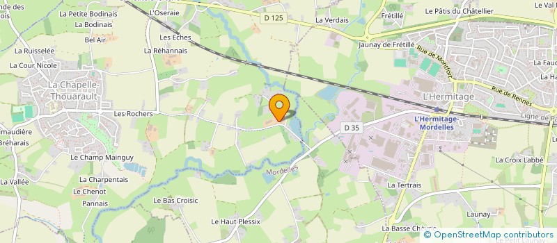 localisation de l'entreprise STE TECHN INDUST DE RENOVATION à LA CHAPELLE-THOUARAULT