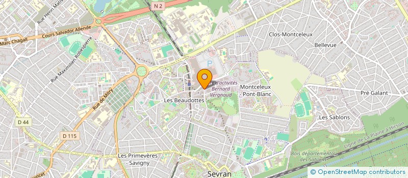 localisation de l'entreprise STE TECHNIQUE EQUIPEMENT MACHINE APPLICATION à SEVRAN