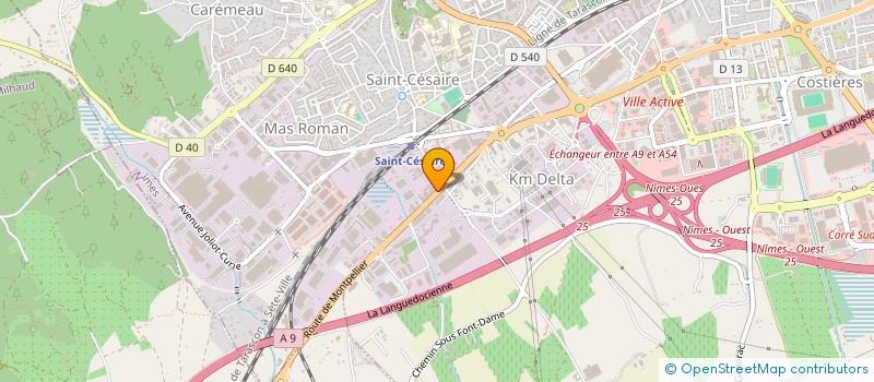 localisation de l'entreprise STE TECHNOLOGIE DE SANTE COTE D AZUR à NIMES