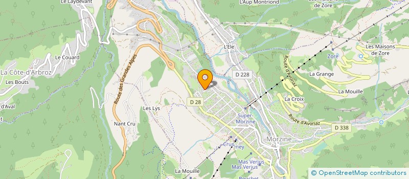 localisation de l'entreprise STE TELEPHERIQUE DE MORZINE à MORZINE