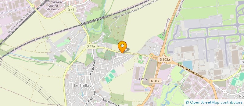 localisation de l'entreprise STE TERRASSEMENTS AMENAGEMENTS LOCATIONS à BONNEUIL-EN-FRANCE
