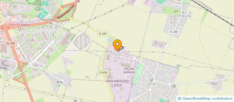 localisation de l'entreprise STE TEZENAS à GRENTHEVILLE