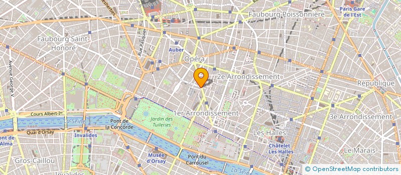 localisation de l'entreprise STE THERMALE DE JONZAC à PARIS