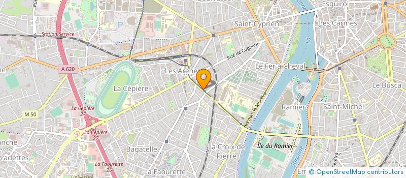 localisation de l'entreprise STE TOULOUSAINE CONSEIL GESTION PATRIMOI  TOULOUSE