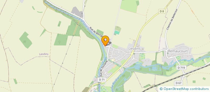 localisation de l'entreprise STE TRANSFORMATION PLASTIQUE DE L AISNE à LESDINS