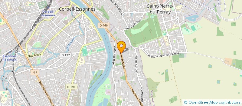 localisation de l'entreprise STE TRANSP PLESSY BERNARD STPB à SAINTRY-SUR-SEINE