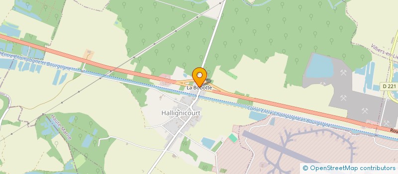 localisation de l'entreprise STE TRAV PUBLICS AGRIC DU DER à VALCOURT