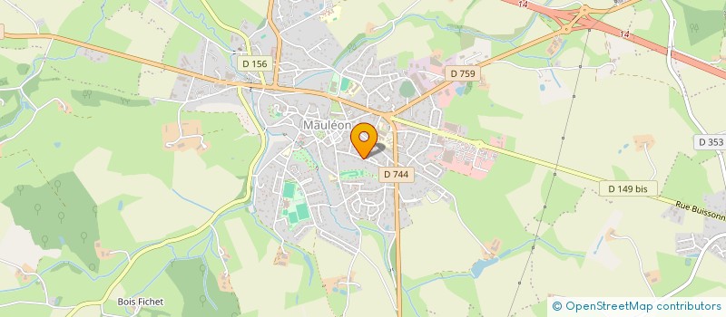 localisation de l'entreprise STE TRINITAIRE BUVETTE SPORTS  MAULEON