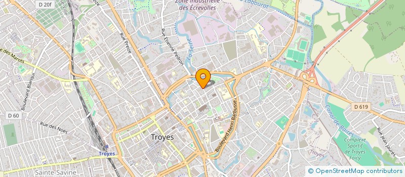 localisation de l'entreprise STE TROYENNE D ELECTRICITE à TROYES