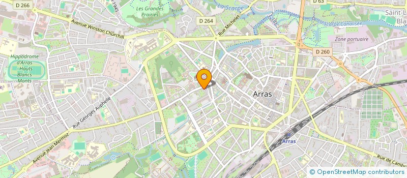 localisation de l'entreprise STE UNIC PARTNERS LTD à ARRAS
