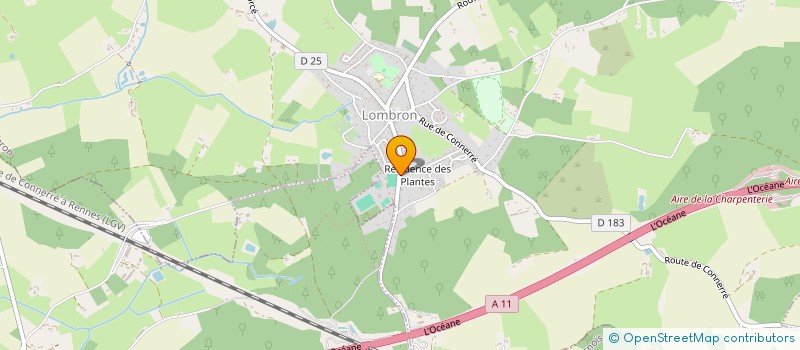 localisation de l'entreprise STE URBAINE CONSTRUCTION IMMOBILIERE T P à LOMBRON