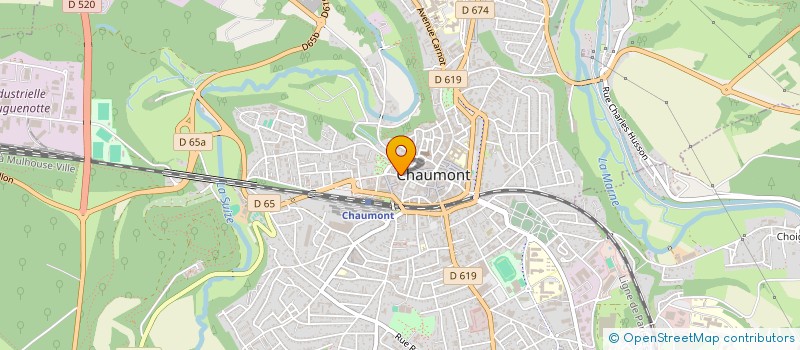 localisation de l'entreprise STE VAL à CHAUMONT