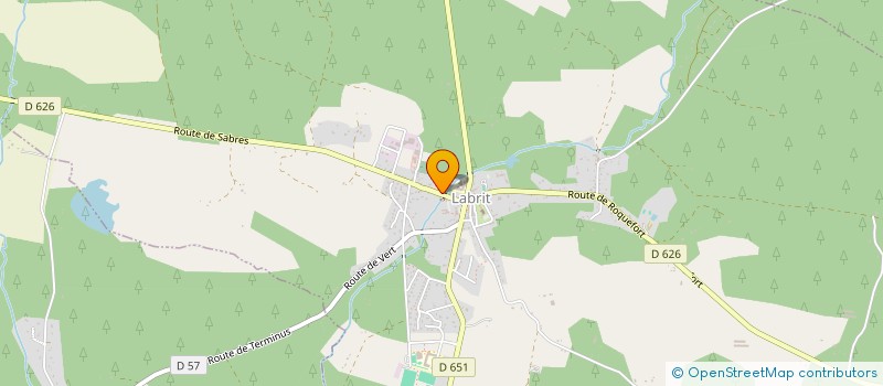 localisation de l'entreprise STE VALMARIC  LABRIT