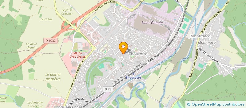 localisation de l'entreprise STE VAN DE KAPELLE  THOUROTTE