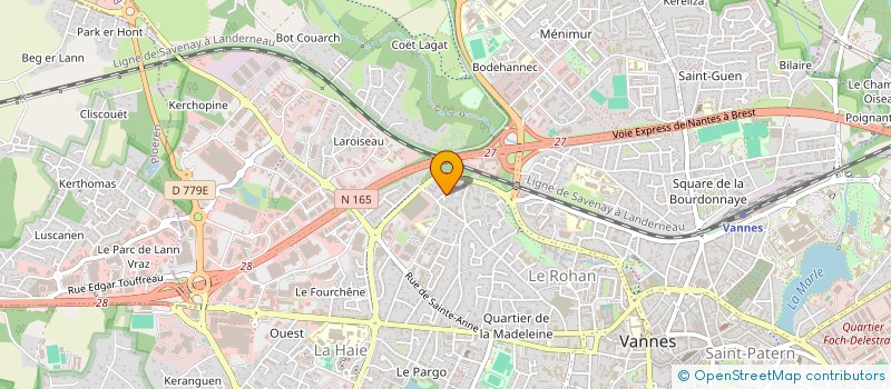 localisation de l'entreprise STE VANNETAISE D INVESTISSEMENT TOURISTI à VANNES