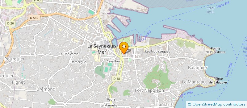 localisation de l'entreprise STE VAROISE PEINTURE MACONNERIE GLE à LA SEYNE-SUR-MER