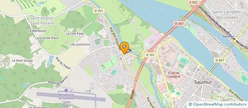 localisation de l'entreprise STE VENTES VEHICULES AUTO à SAUMUR