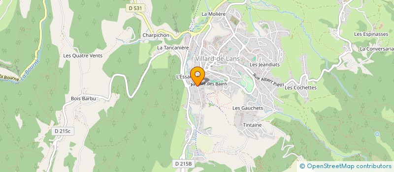 localisation de l'entreprise STE VERNAY MAINTENANCE IMMOBILIERE  VILLARD-DE-LANS