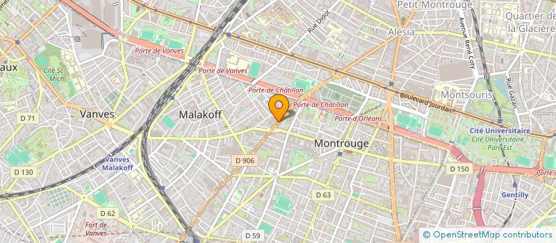 localisation de l'entreprise STE VERTHUY & ROYER à MALAKOFF