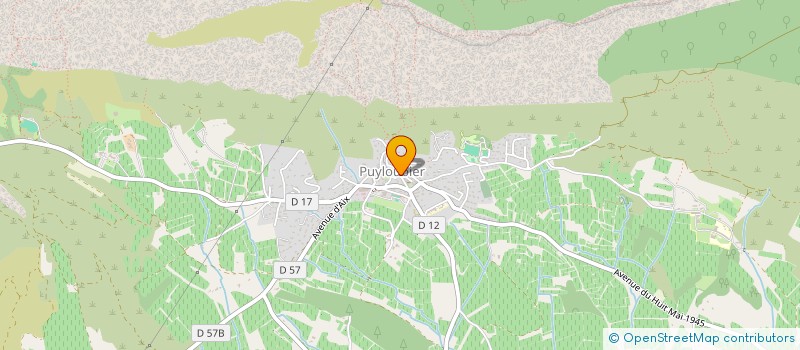 localisation de l'entreprise STE VICTOIRE VITI SERVICES à PUYLOUBIER