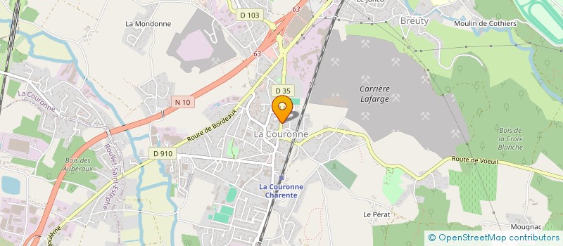 localisation de l'entreprise STE VIOLETTES 2000 à LA COURONNE